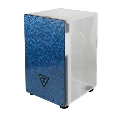 亚克力彩盒透明丙烯酸亚克力配蓝色玛卡绒前板