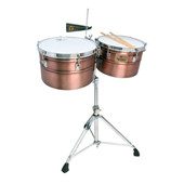 14-inch and 15-inch deep shell antique bronze flower drum