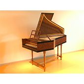 Harp keyboard lock