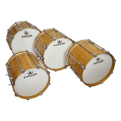 Flourish marching drum