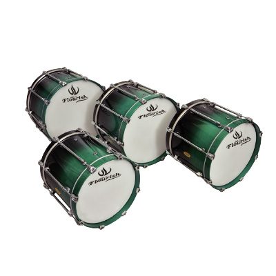 Flourish marching drum
