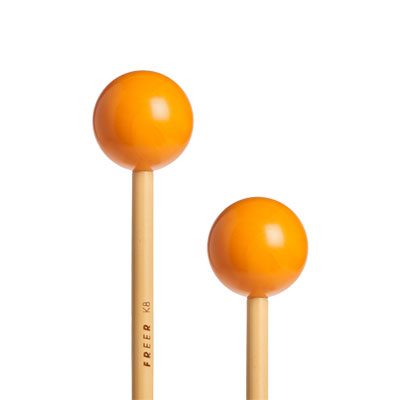 FREER PERCUSSION Xylophone Mallets Orange enlarged ball K8